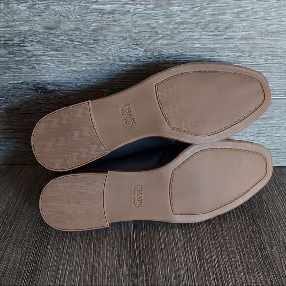 EUC Chaps Black Slip-on Loafer Shoe 7.5 - Picture 8 of 9